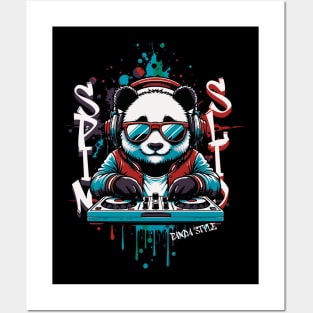 Panda Style Urban Beat Master Posters and Art